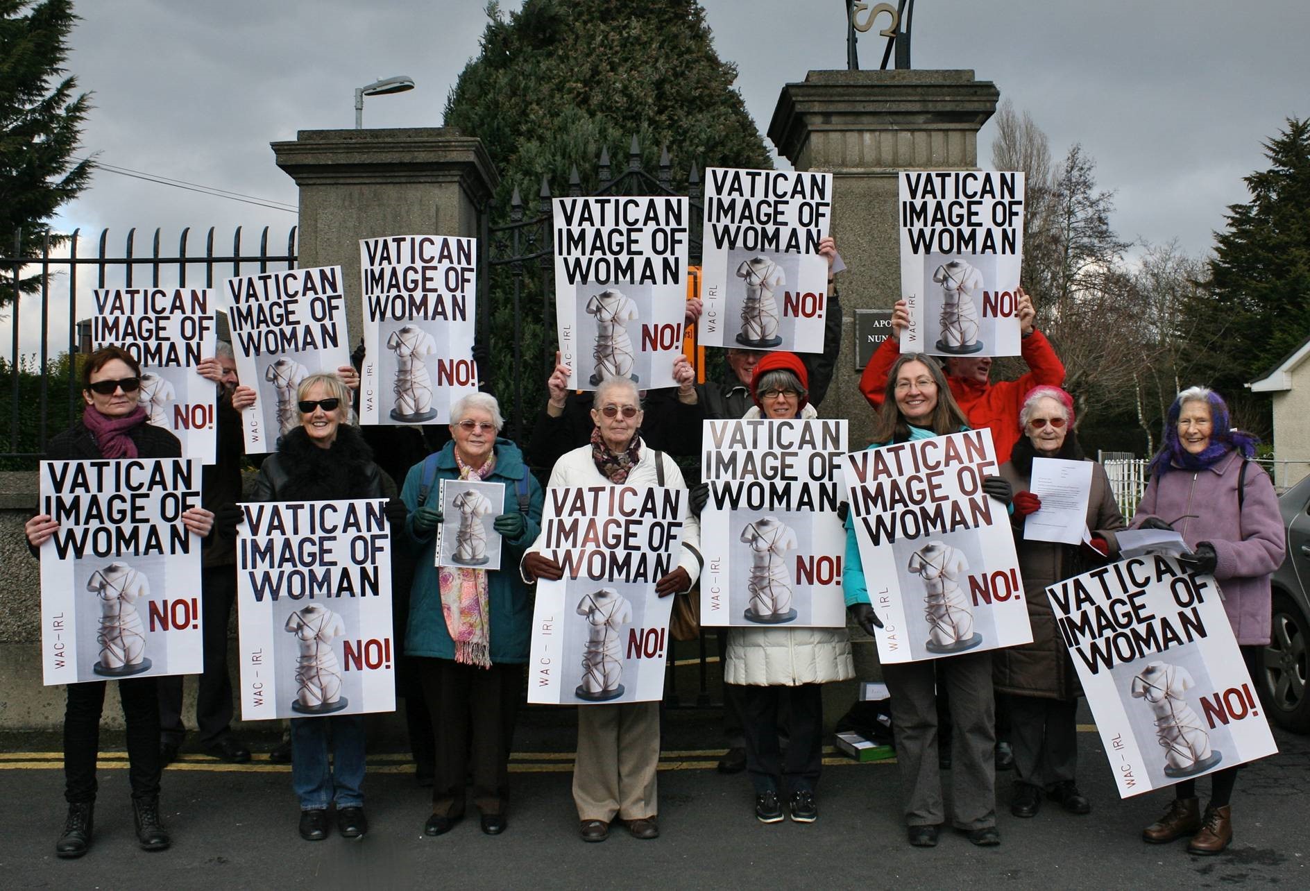 We Are Church Ireland protests about unacceptable image of women